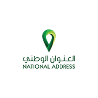 Saudi National Address Logo Vector