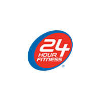 24 Hour Fitness Icon Logo Vector