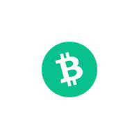 Bitcoin Cash Icon Logo Vector