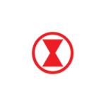 Black Widow Icon Logo