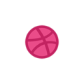Dribbble Icon Logo