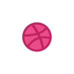 Dribbble Icon Logo