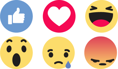 Facebook Reaction Icons Logo