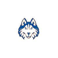 Houston Baptist Huskies Icon Logo Vector
