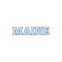 Maine Black Bears Wordmark Logo Vector